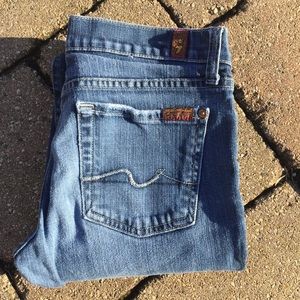 7 for all mankind straight leg jeans